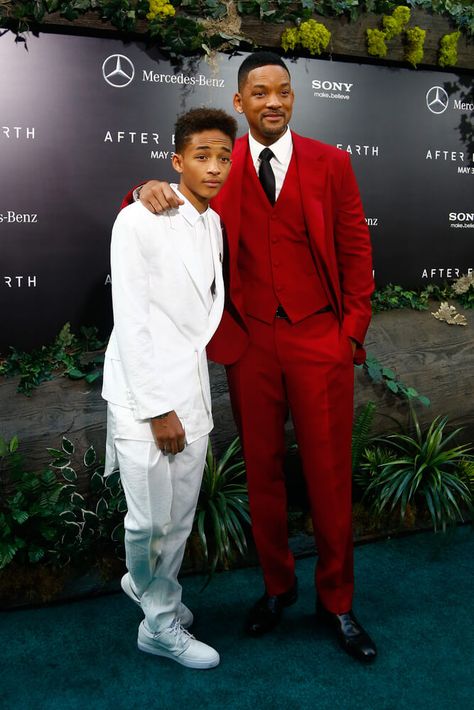 Will Smith and Jaden Smith Will Smith Actor, Will Smiths Son, Son And Dad, Jada Smith, After Earth, Jaden Smith, Groom Looks, Pursuit Of Happiness, Top Celebrities