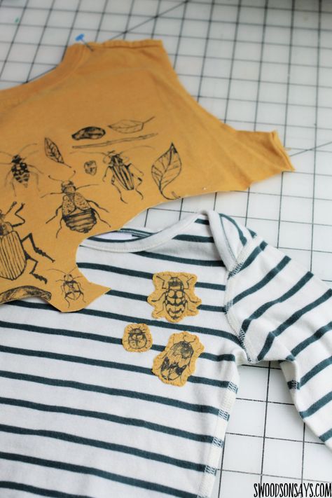 Turn A Tshirt Into Dress, How To Put Print On Shirt, Diy Recycled Clothes, T Shirt Mending, Tshirt Mending, Visible Mending Shirt, Easy Upcycle Projects Clothes, Printmaking Clothes, Cover Stains On Clothes