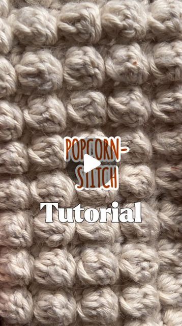 Lara | crochet art ❥ slow living on Instagram: "Learn how to make a POPCORN/BUBBLE STITCH 🍿🧶🫶    I‘m using two different yarn types from @hobbii_yarn : - Diablo  - Friends cotton 8/6   It‘s the project for the #hobbiibacktoschool campaign 👩🏻‍🏫 so any ideas what it could be? 🧚🏻 • • • #sponsored #crochet #crochetersofinstagram #häkeln #crocheting #tutorial #pattern #crochetpattern #crochettutorial #handmade #handcrafted #madewithlove #crochetinspiration #backtoschool #howto #yarn #yarnaddict #crochetlove #crocheted #art #artist #fiberart #viral #reels #foryou #fyp #instagram #instagood" Crochet Popcorn Bag, Crochet Bubble Pattern, Popcorn Crochet Stitch, Bubble Crochet Stitch, Bubble Stitch Crochet, Crochet Popcorn Stitch, Popcorn Crochet, Popcorn Stitch Crochet, Crocheting Tutorial