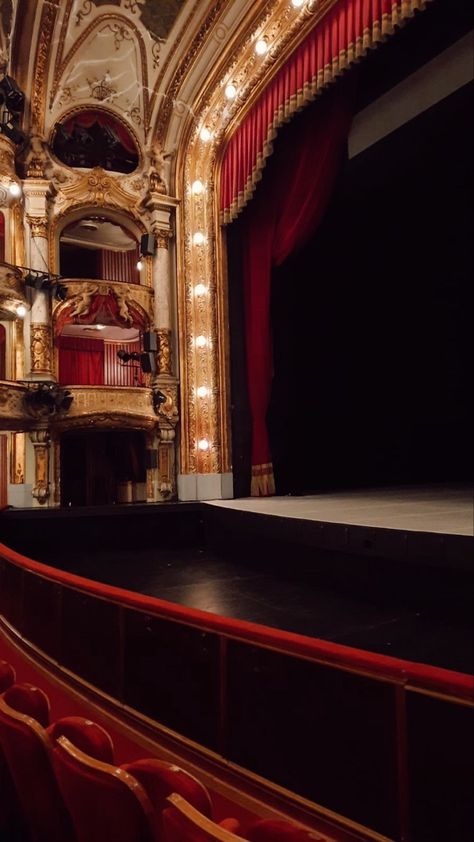 Theatre Aesthetic Stage, Dance Stage Aesthetic, Theater Aesthetic Stage, Hnk Zagreb, Theatre Wallpaper, 1930 Aesthetic, Opera Stage, Theatre Aesthetic, Stage Theatre