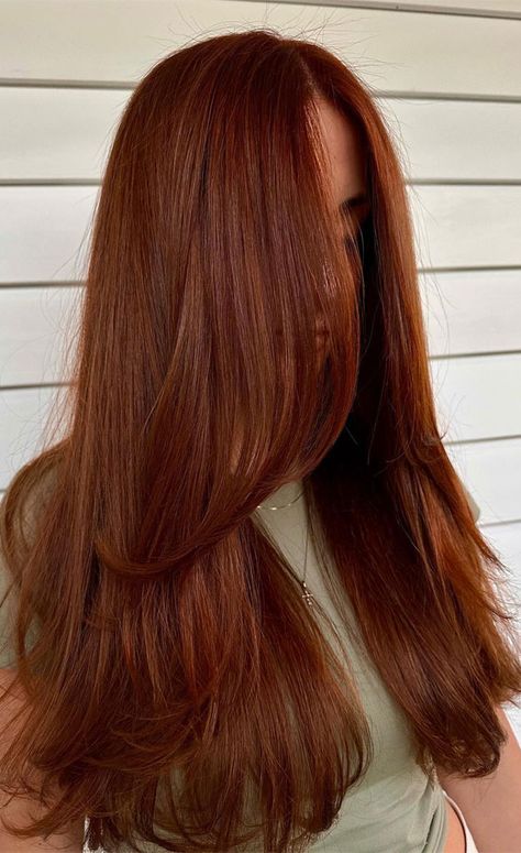 Wedding hairstyles ,find 1000s wedding hair inspiration Cowboy Copper Hair, Balayage Dark, Copper Brown Hair, Copper Hair Dark, Cowboy Copper, Red Copper Hair Color, Auburn Balayage, Copper Red Hair, Copper Balayage