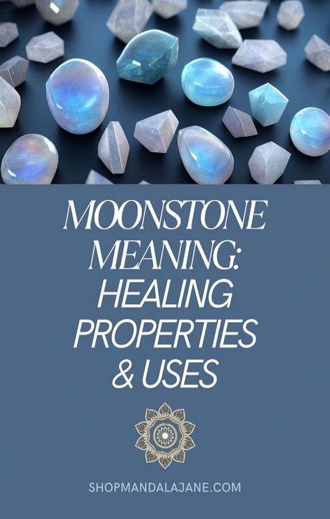 Discover the meaning of moonstone and how this beautiful crystal is used. At Mandala Jane, we carry moonstone crystal jewelry as well as many other crystals in both jewelry and home decor. #Jewelry #JewelryDesign #Style #of #Treasures #Fashion #Allure #Unveiling #the #Exploring #of #StatementJewelry #Gemstone #the #Gemstone #Accessories #Beauty #Natures Moonstone Crystal Meaning, Gemstones And Their Meanings, Stones Meanings, Moonstone Meaning, Tourmaline Meaning, Earth Wisdom, Crystal Magick, Crystals Meaning, Feng Shui Guide