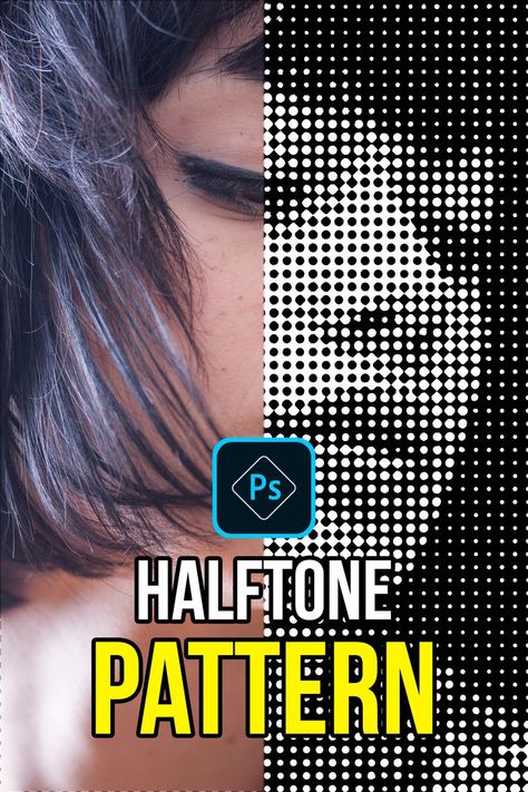 How to Create Halftone Effect in Photoshop | I'm Artist Illustrator Effects, Halftone Photoshop, Halftone Graphic, Halftone Art, Halftone Effect, Halftone Design, Photoshop Tutorial Typography, Photoshop Ideas, Photoshop Video