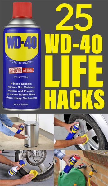 Wd 40 Uses, Putz Hacks, Diy Hanging Shelves, Wd 40, Wine Bottle Diy, Car Cleaning Hacks, Household Cleaning Tips, Amazing Life Hacks, Car Hacks