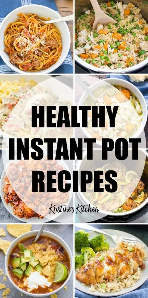 Instant Pot Low Calorie Recipes, Healthy Instant Pot Recipes Clean Eating, Low Calorie Instant Pot Recipes, Instant Pot Ideas, Easy Dinner Recipes For Family, Recipes For Families, Soup Vegetarian, Healthy Instant Pot, Quick And Easy Meals