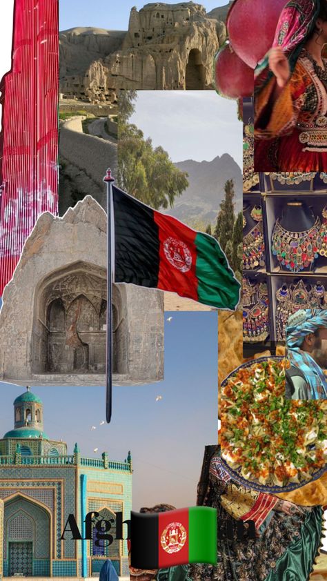 Afghan people, culture, food, cities Afghan People, Culture Food, Collage