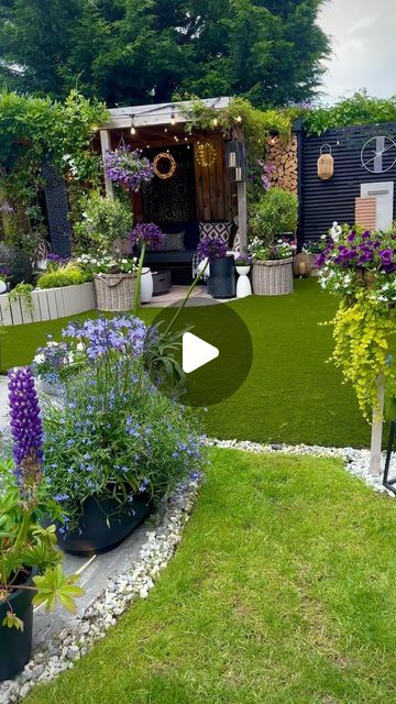 𝑱𝒂𝒏𝒊𝒄𝒆 Bristow on Instagram: "Early morning captures ☀️

One week today I’ll be celebrating my 60th Birthday 🎉💜

The garden doesn’t currently resemble this atm as we’ve rearranged it to host a party outdoors, regardless of the weather. 🙈🙏 

Husband has been busy doing his creative thing, building something which he hasn't shown me yet.
I'm thinking and hoping it may be a Bar 🍹😍

Please pray the sun shines and the rain stays away 🙏.

Have a lovely weekend.
Janice 💙 x

Previously gifted items shown.
#garden #gardeninspo🌿 #backyard #pergola" Floral Patio Ideas, Large Garden Ideas, Organic Lawn Care, Patio Garden Ideas, Deck Outdoor, Lawn Care Tips, Backyard Pergola, Lawn Maintenance, Have A Lovely Weekend