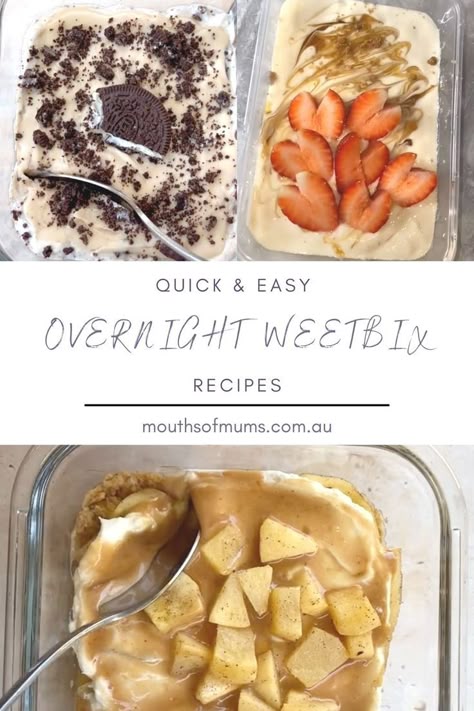 Weetbix Recipes, Weetabix Recipes, Overnight Breakfast Recipes, Overnight Recipes, Overnight Breakfast, Sugar Free Maple Syrup, Overnight Oats Healthy, Overnight Oats Recipe, Nutritious Breakfast