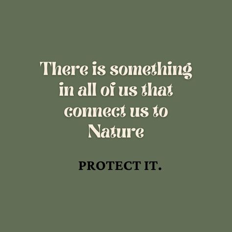 This pin has a olive green background with ochre yellow text saying “There is something in all of us that connects us to Nature, protect it.” Beauty Aesthetic Quotes, Quotes About Green, Nature Beauty Aesthetic, Spring Icons, Green Quotes, Beauty Aesthetic, Lifestyle Quotes, Quote Backgrounds, Aesthetic Quotes