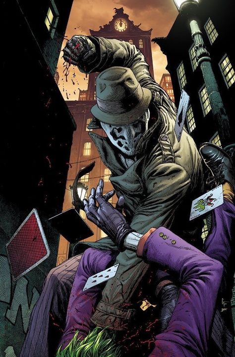 Watchmen Rorschach, Art Dc Comics, Doomsday Clock, Der Joker, Univers Dc, Joker Is, Joker Art, Arte Dc Comics, Dc Comics Artwork