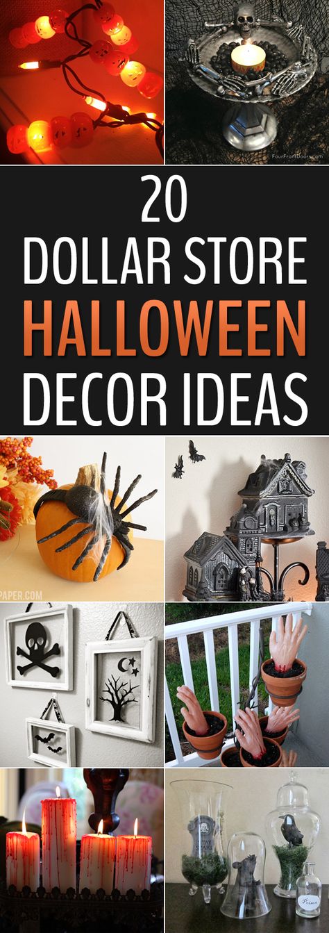 Halloween Campsite Decorating Ideas, Budget Halloween Decorations, Creepy Halloween Decorations Diy, Store Halloween Decorations, Camping Decorations, Diy Halloween Dekoration, Diy Halloween Party, Dollar Store Halloween Decorations, Halloween Decorations To Make