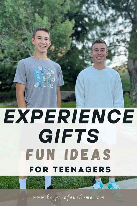 Fun Gifts For Teens, Unique Gifts For Teenage Boys, Teenager Gifts For Boys, Diy Gifts For Teenage Boys, Christmas With Teens, Experience Gifts For Adults, Christmas Gifts For Young Adults