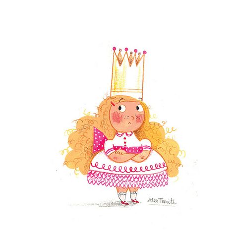 Princess Poppy by Alex T Smith Princess Illustration, Princess Poppy, Children Book Illustration, Illustration Kids, Children's Illustration, Cute Illustrations, Children Book, Illustration Girl, Childrens Illustrations