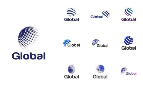 Vector abstract globe logo design set | Premium Vector #Freepik #vector #global-icon #globe-icon #technology-illustration #global Globe Logo Design, Worldwide Logo, Earth Icon, Global Logo, Logistics Logo, Globe Logo, Globe Icon, Logo Design Set, Smart Switches