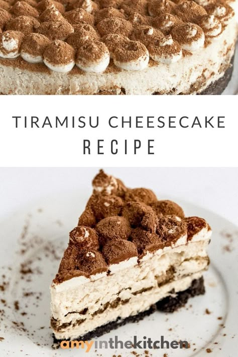 Fall Cheesecakes, Tiramisu Cheesecake Recipe, Homemade Tiramisu, Cotton Cheesecake, Tiramisu Cheesecake, Coffee Cheesecake, Creamy Coffee, Tiramisu Recipe, Cheesecake Desserts