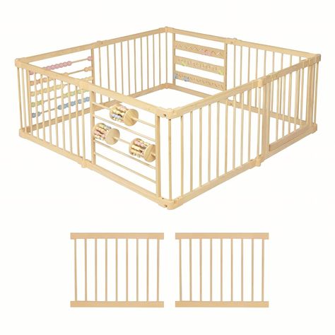 Amazon.com : Wooden Playpen Extra Large for toddlers and babies - (8/10) Wood Playpen panels - Foldable playpen - Adjustable baby playpen - Wooden foldable baby playpen - Extra large baby playpen, Baby play gate. : Baby Playpen Ideas, Kids Playpen, Playpen Baby, Play Pen, Toys Ideas, Baby Playpen, Baby Play, Kids Stuff, Diy Baby Stuff