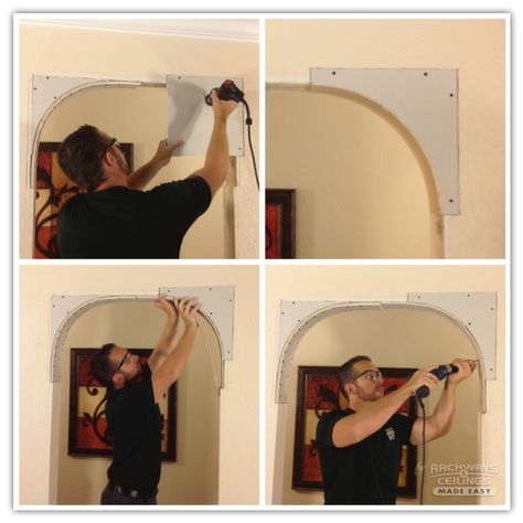 If want an arch built in your home, you don't need to know how to build one. You can rely on the architectural greats at Archways and Ceilings. See here! Adding Arches To House, Arch Design Living Room Modern, Shower Archway, Archways In Homes, Arch Doorway, Arched Doors, Small Closet, Arch Kit, Girl House