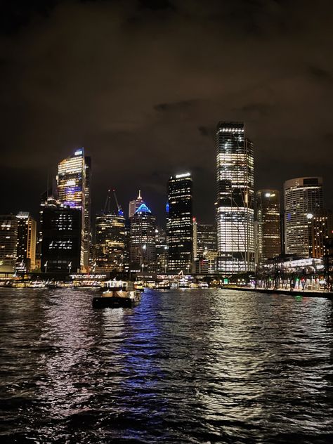 View of part of the Sydney Skyline from the Opera Bar Sydney Australia Skyline, Sydney Aesthetic, Sydney Skyline, The Opera, Sydney Australia, City Life, Life Is Beautiful, Opera, Sydney