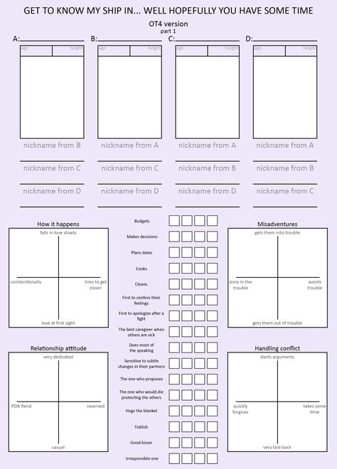 My Ship In 5 Minutes Template Poly, Relationship Sheet Template, Oc Shipping Template, Poly Ship Chart Template, Ship Charts Template, Oc Relationship Template Poly, Ship Template Poly, Couple Chart Template, Explain Your Ship Template