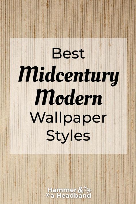 Mid Century Powder Room Wallpaper, Mcm Dining Room Wallpaper, Dinning Room Wallpaper Ideas Modern, Family Room Wallpaper Accent Wall, Mcm Kitchen Wallpaper, Mid Century Kitchen Wallpaper, Mid Century Modern Wall Panels, Modern Wallpaper Accent Wall Living Room, Modern Retro Wallpaper