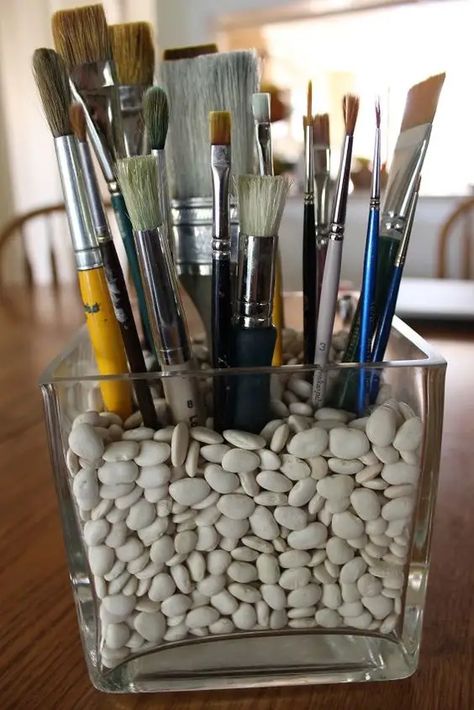 Studio Seni, Home Art Studios, Rangement Art, Diy Organizer, Art Studio Organization, Art Studio Room, Art Studio Ideas, Craft Room Design, Art Studio At Home