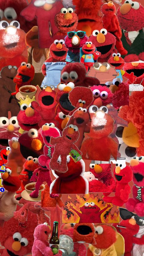 #elmo #wallpaper Wallpaper Elmo, Elmo Wallpaper, Pretty Wallpapers, Phone Wallpapers, Phone Wallpaper, Iphone Wallpaper, Wallpapers, Collage, Iphone