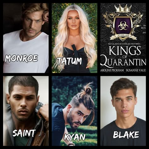 Kings of Quarantine by Caroline Peckham and Susanne Valenti 🦠💀 Sinners Playground Book, Caroline Peckham & Susanne Valenti, Reverse Harem Art, Sinners Playground, Rh Books, Everlake Prep, Kings Of Quarantine, Suzanne Wright, Reverse Harem Books