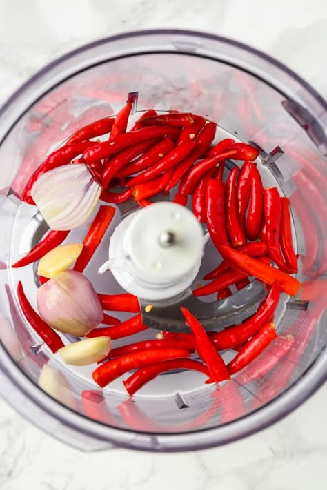 Crazy Hot Chili Garlic Sauce | Pickled Plum Food And Drinks Recipes With Chili Garlic Sauce, Chili Pepper Sauce, Hot Pepper Recipes, Thai Chili Pepper, Chili Garlic Paste, Chili Pepper Recipes, Pepper Sauce Recipe, Garlic Sauce Recipe, Homemade Hot Sauce