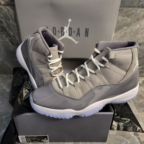 Jordan 11 Cool Grey J11 Air Jordans, Jordan 11 Cool Grey Outfit, Jordan 11 Grey, Air Jordan 11 Cool Grey, Grey Fits, Jordan 11 Cool Grey, Nike Shoes Women Fashion, Grey Jordans, Classic Loafers