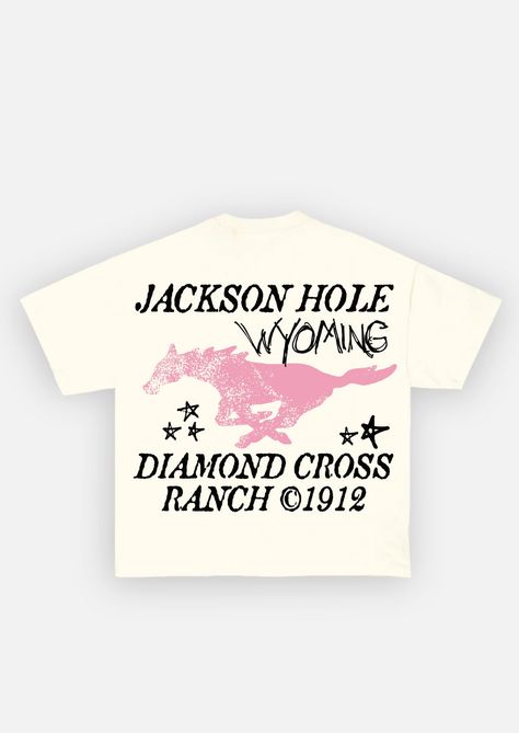 Wyoming Jackson Hole, Diamond Cross Ranch, Ranch Horses, Jackson Hole Wyoming, Merch Ideas, Top Crafts, Diamond Cross, Jackson Hole, Pop Up Store