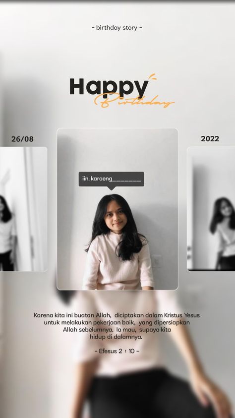 Sneak Peak Instagram Post, Story Ideas Instagram Templates, Birthday Story Design, Happy Birthday Design Poster, Happy Birthday Typography Design, Birthday Story Instagram Ideas, Birthday Instagram Story Ideas, Happy Birthday Instagram Story, Happy Birthday Typography