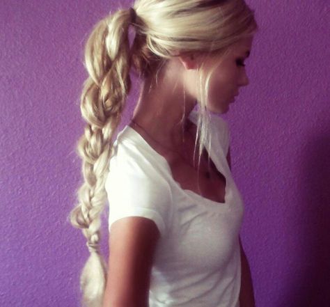 oh my.x❤ Messy Braids, Barefoot Blonde, A Pony, Long Blonde, كريستيانو رونالدو, Long Braids, Long Blonde Hair, Hair Envy, Dream Hair