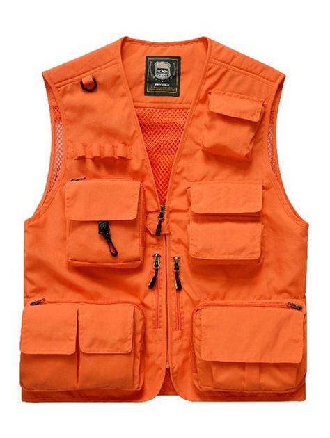 Multi Pocket Front Zip Cargo Vest , #AFF, #Front, #Pocket, #Multi, #Vest, #Cargo #affiliate Gilet Cargo, Photographer Vest, Photography Vest, Multi Pocket Vest, Hiking Vest, Mens Waistcoat, Men's Waistcoat, Fishing Photography, Fishing Vest