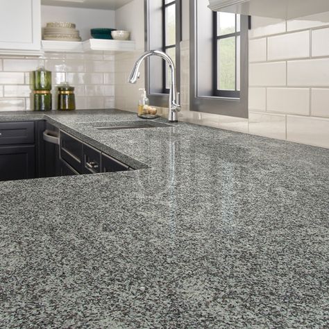 Granite Countertops: Passing Fad or Timeless Investment? Grey Granite Countertops Kitchen, Steel Grey Granite Countertops, Gray Granite Countertops, Steel Grey Granite, Grey Granite Countertops, Gray Granite, Grey Countertops, Granite Countertops Kitchen, Grey Granite