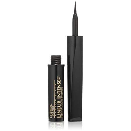 L'Oreal Paris Lineur Intense Felt Tip Liquid Eyeliner, Carbon Black, 0.05 Ounces Best Drugstore Eyeliner, Drugstore Eyeliner, Eyeliner Waterline, Eyeliner Easy, Maxi Pads, Best Makeup Brands, Eyeliner Glitter, Mac Studio Fix Powder, Maxi Pad