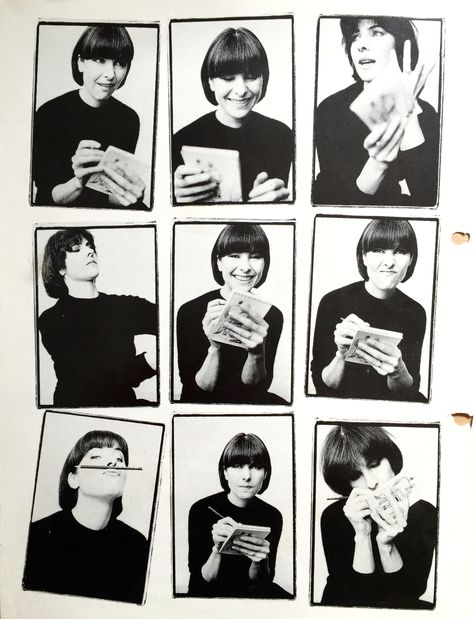 Posy Simmonds pulling faces. Cut from an old Face magazine ( perhaps?) Posy Simmonds, Face Magazine, Old Faces, Polaroid Film, Illustrations, Magazine, Comics, Hair