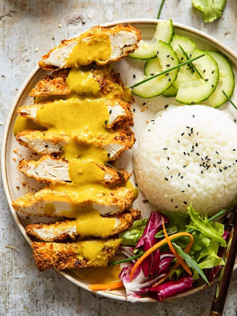 Dinner Archives - Page 6 of 24 - Vikalinka Creamy Curry Sauce, Katsu Curry Recipes, Chicken Katsu Curry, Creamy Curry, Katsu Curry, Chicken Katsu, Resep Salad, Air Fryer Dinner Recipes, Curry Sauce