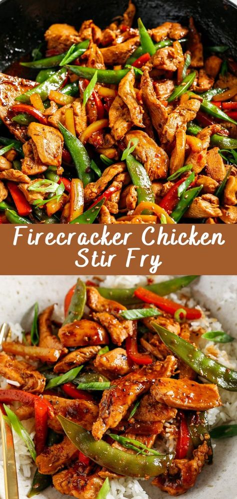 Firecracker Chicken Stir Fry Recipe Firecracker chicken stir fry is a delightful dish that combines the bold flavors of spicy chicken with crisp vegetables, all tossed together in a savory sauce. This recipe is perfect for those who enjoy a bit of heat in their meals and love the convenience of stir-fries. With simple ingredients […] The post Firecracker Chicken Stir Fry appeared first on Cheff Recipes. Chicken And Veggie Stir Fry, Food Recipes For Dinner, Firecracker Chicken, Asian Stir Fry, Stir Fry Recipes Chicken, Chinese Cooking Recipes, Recipes For Dinner, Dinner Food, Photography Food