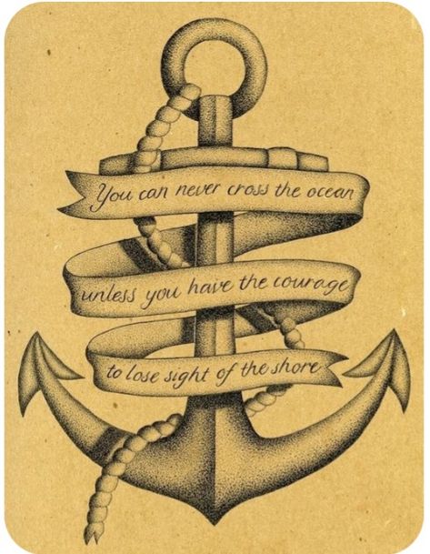 Pirates Quotes, Banner Tattoo Design, Narnia Tattoo, Gay Tattoos, Anchor Drawings, Captain's Quarters, Nautical Quotes, Navy Tattoos, Loyalty Tattoo