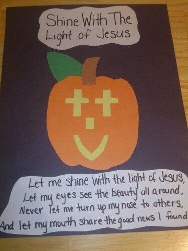 Bible School Crafts For Kids, Craft For Halloween, Autumn November, Sunday School Projects, Christian Halloween, Crafts For Kids Fall, School Crafts For Kids, Children's Church Crafts, Children Church