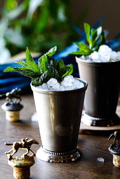 Follow our easy 5-step Mint Julep Recipe to make this classic Kentucky Derby cocktail. With only three ingredients mint, simple syrup, and bourbon you’ll have the Best Mint Julep Cocktail. … The post Mint Julep Recipe appeared first on Daily Appetite. Kentucky Derby Mint Julep, Mint Julep Cocktail, Julep Recipe, Mint Julep Recipe, Mint Simple Syrup, Mint Juleps, Talk Derby To Me, Wedding Drinks, Kentucky Derby Party