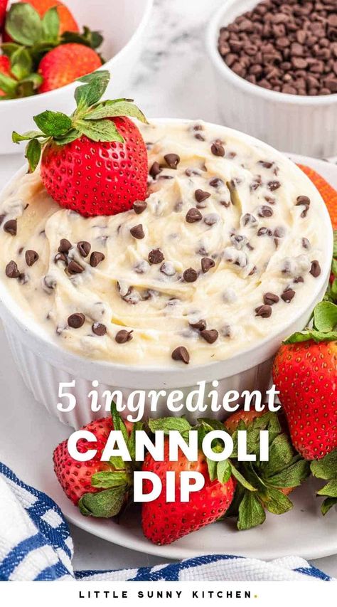 Dessert That Goes With Italian Food, Canolli Dip Recipe Cannoli, Italian Night Desserts, Conoli Recipe Dip Easy, Easy Canolli Dip, Best Dessert With Italian Food, Easy Italian Potluck Recipes, Cannoli Dip Recipe Easy, Canolli Dip Recipe