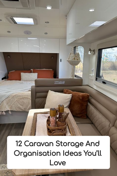 Looking for caravan storage and organisation ideas? Read our 12 tips for caravan storage ideas that don’t weigh a ton Caravan Storage Ideas, Caravan Hacks, Packing Tricks, Caravan Storage, Caravan Ideas, Hose Storage, Caravan Interior, Organisation Ideas, Rv Hacks