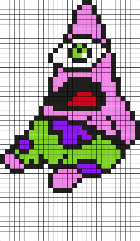 Patric X Subtronic Perler Bead Pattern | Bead Sprites | Characters Fuse Bead Patterns Perler Bead Rave Patterns, Rave Fuse Beads, Edm Perler Patterns, Alien Perler Bead Patterns, Edc Perler Bead Patterns, Electric Forest Perler, Sullivan King Perler, Subtronics Perler Pattern, Edm Perler Bead Patterns