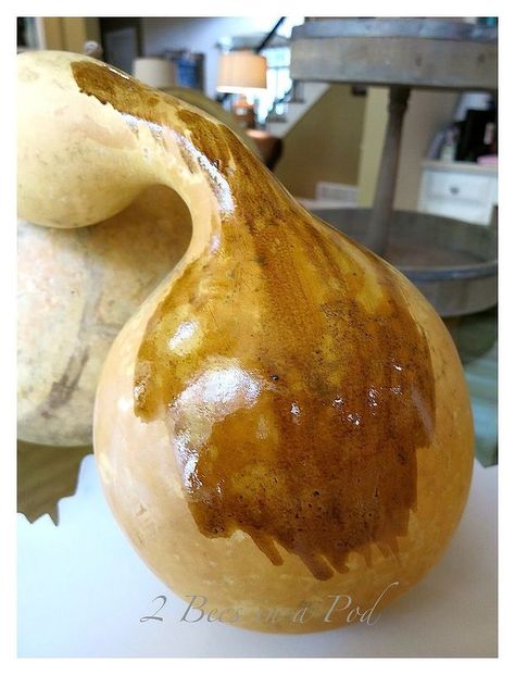 how to stain natural gourds fall decor Gourds Diy, Natural Fall Decor, Football Pumpkin, Gourd Painting, Fall Mantel Decor, Birdhouse Gourds, Fall Gourds, Gorgeous Gourds, Oh My Gourd