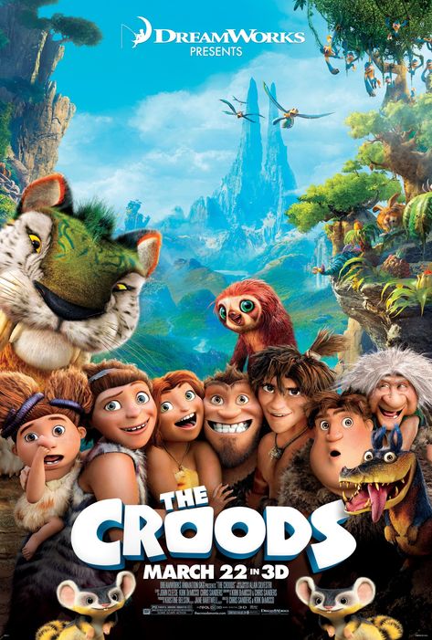 Netflix Movies For Kids, Best Kid Movies, The Croods, Animated Movie Posters, Good Animated Movies, Animated Movies For Kids, Dreamworks Movies, Disney Animated Movies, Film Disney