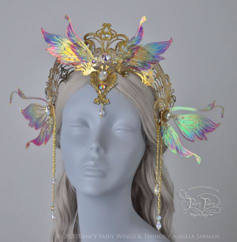 3 Faerie Crowns in Search of Their Queens — Fancy Fairy Wings & Things Fairy Cosplay, Metal Crown, Fairy Aesthetic, Fairy Queen, Queen Crown, Fantasy Costumes, Fairy Costume, Fantasy Dress, Fairy Wings