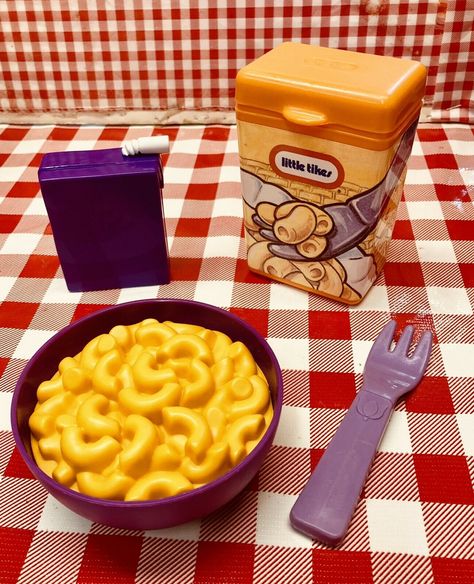 TIKES PLAY FOOD MAC N CHEESE BOX BOWL FORK JUICE Pretend Fun Kitchen Cooking Lot Play Food Set Toy Kitchen, Realistic Play Food, Toy Kitchen Food, Kids Play Food, Pretty Gift Wrapping, Kids Toy Kitchen, Play Kitchen Food, Pretty Gift Wrapping Ideas, Wooden Play Food