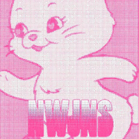 Pink Newjeans Bunny, Nwjns Album Cover, Newjeans Bernice, New Jeans Pink Icon, Newjeans Logo, Newjeans Tokki, Newjeans Photocard, Newjeans Aesthetic, Jeans Print