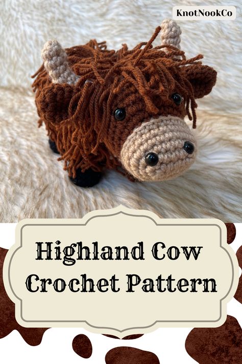 Lars the Dragon Crochet pattern by lilleliis Highland Cow Crochet Pattern, Crochet Highland Cow, Highland Cow Crochet, Amigurumi Cow Pattern, Cow Crochet Pattern, Dragon Crochet Pattern, Crocheted Cow Pattern, Free Crochet Sweater, Cow Crochet